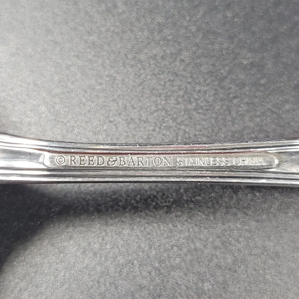 Reed & Barton 18/10 Stainless Heritage Mint Marlborough Serving Utensil Set Of 7